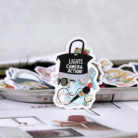 What’s In Her Bag, Glam Planner Girl, Coastal and Patriotic Girls, 19 Stickers - Picture 14 of 16